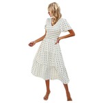 MISS KELLY MISS KELLY SHORT SLEEVE POLKA DOT DRESS SD5561