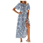 MISS KELLY MISS KELLY SHORT SLEEVE MAXI DRESS SD5681