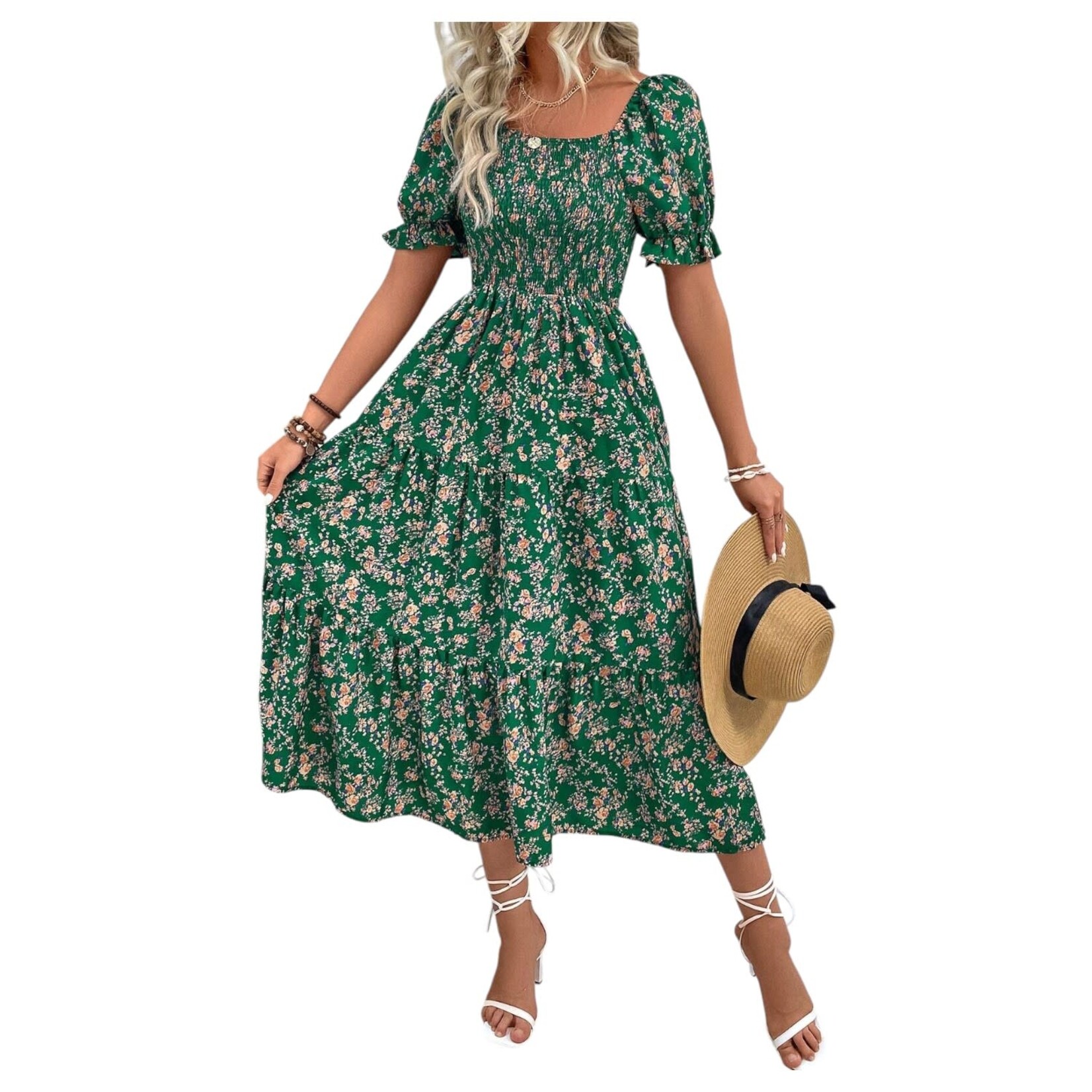 MISS KELLY MISS KELLY OFF THE SHOULDER MAXI DRESS SD5685