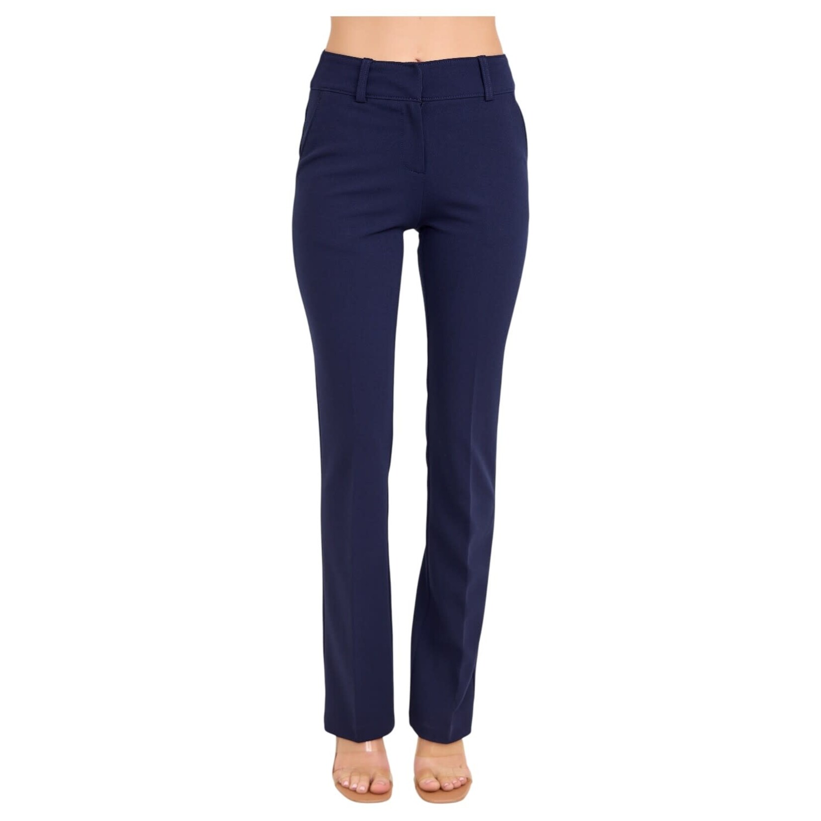 DAZZ DAZZ CREPE STRAIGHT REGULAR DRESSPANT D36157