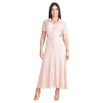 CHOCOLATE CHOCOLATE BUTTON DOWN MAXI DRESS B17106