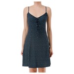 AMBIANCE APPAREL AMBIANCE POLKA DOT CAMI FRONT TIE MINI DRESS 77190-1