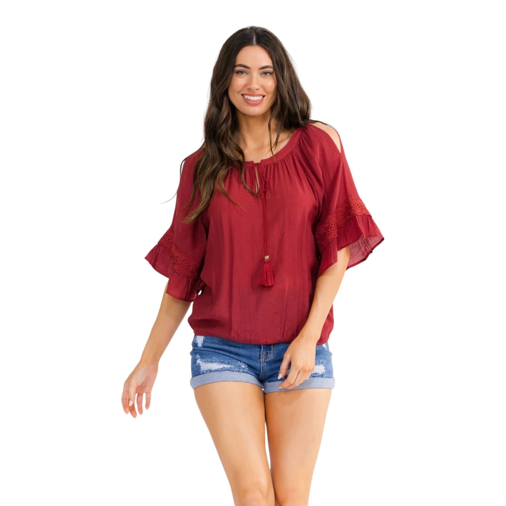 PERSEPTION PERSEPTION 3/4 SLEEVE TOP TP-MS-1924