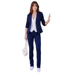 DAZZ DAZZ CREPE 3 BUTTON JACKET & PANT SUIT D91001S