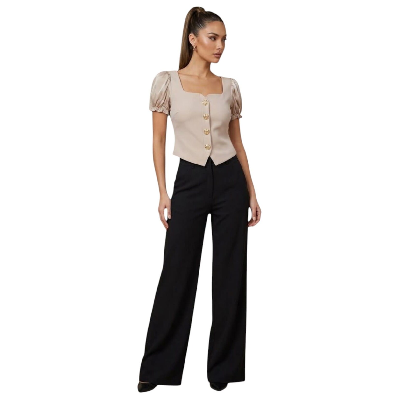 LOVE POEM LOVE POEM STRETCH TOP SCU808