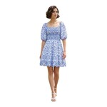 ROKOKO ROKOKO PUFF SHORT SLEEVE MINI DRESS R8746