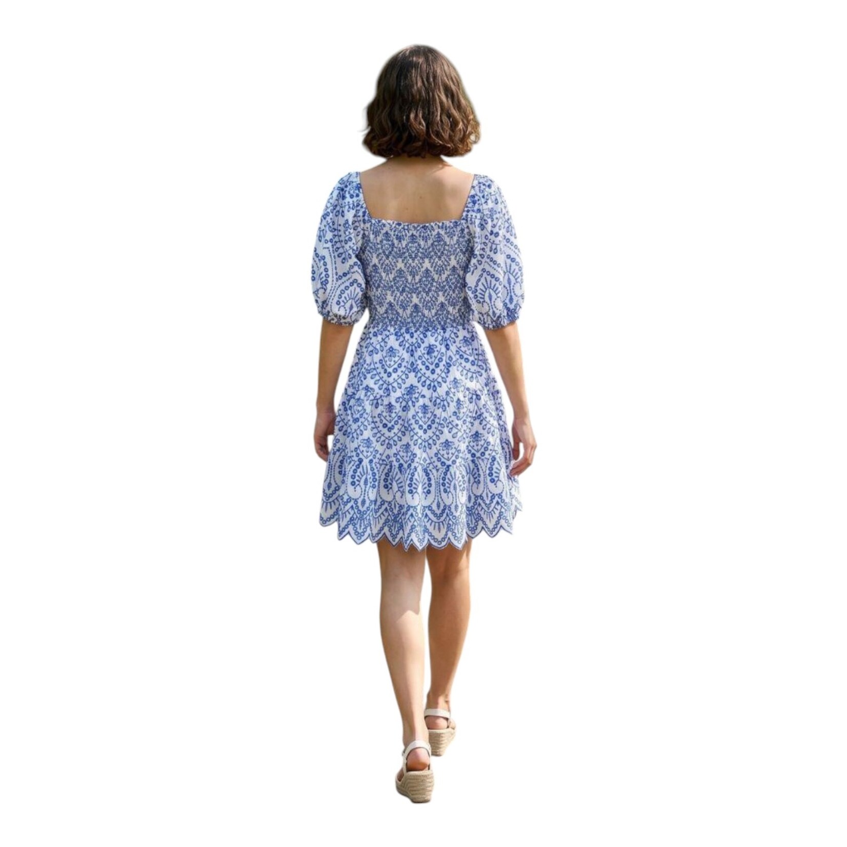 ROKOKO ROKOKO PUFF SHORT SLEEVE MINI DRESS R8746