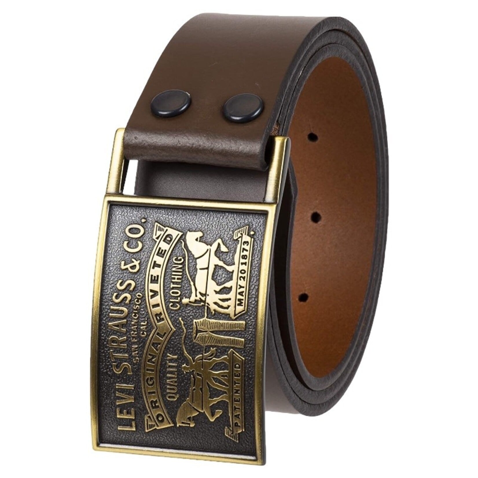 LEVIS LEVI'S 38MM PLAQUE BRIDLE BELT 11LV0253