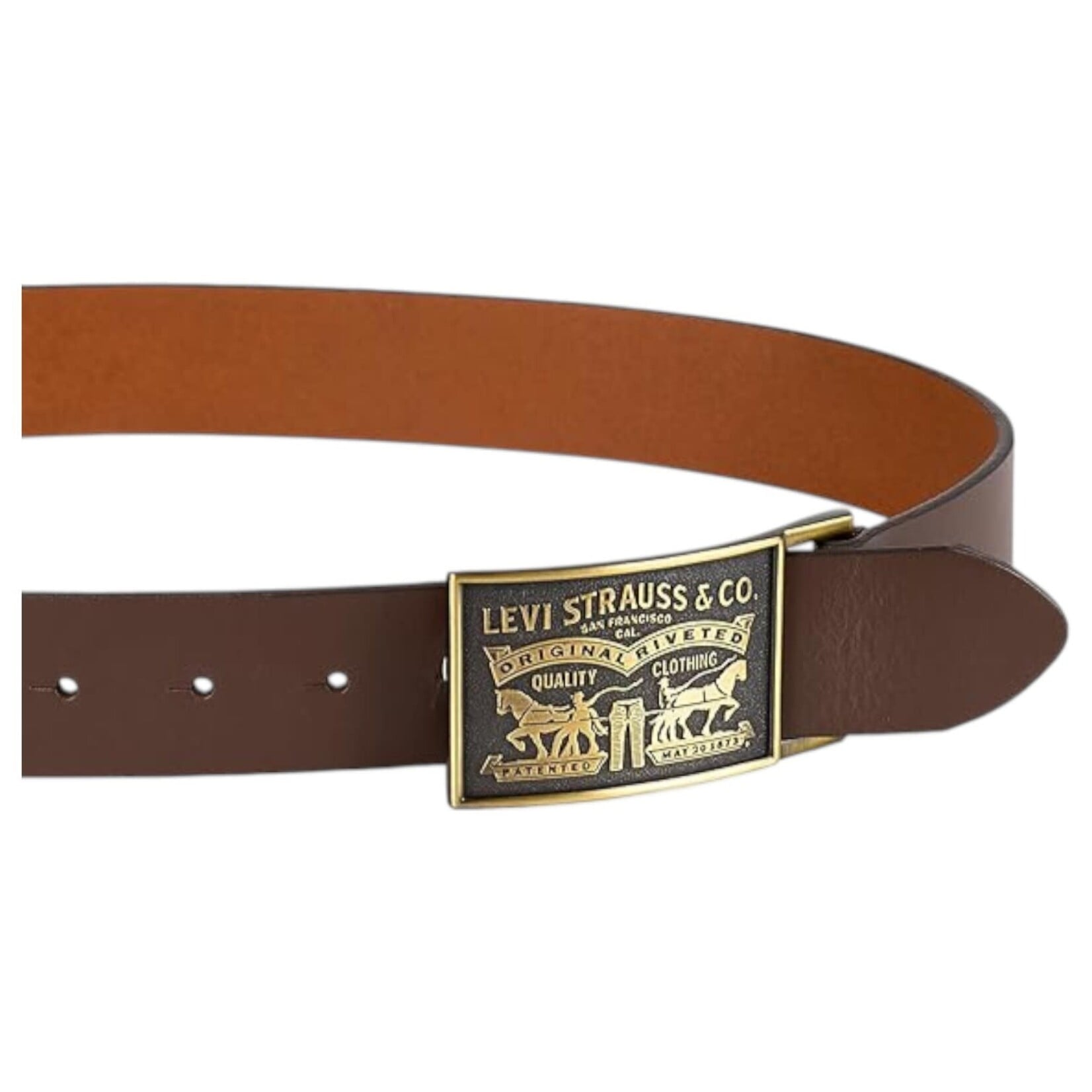 LEVIS LEVI'S 38MM PLAQUE BRIDLE BELT 11LV0253
