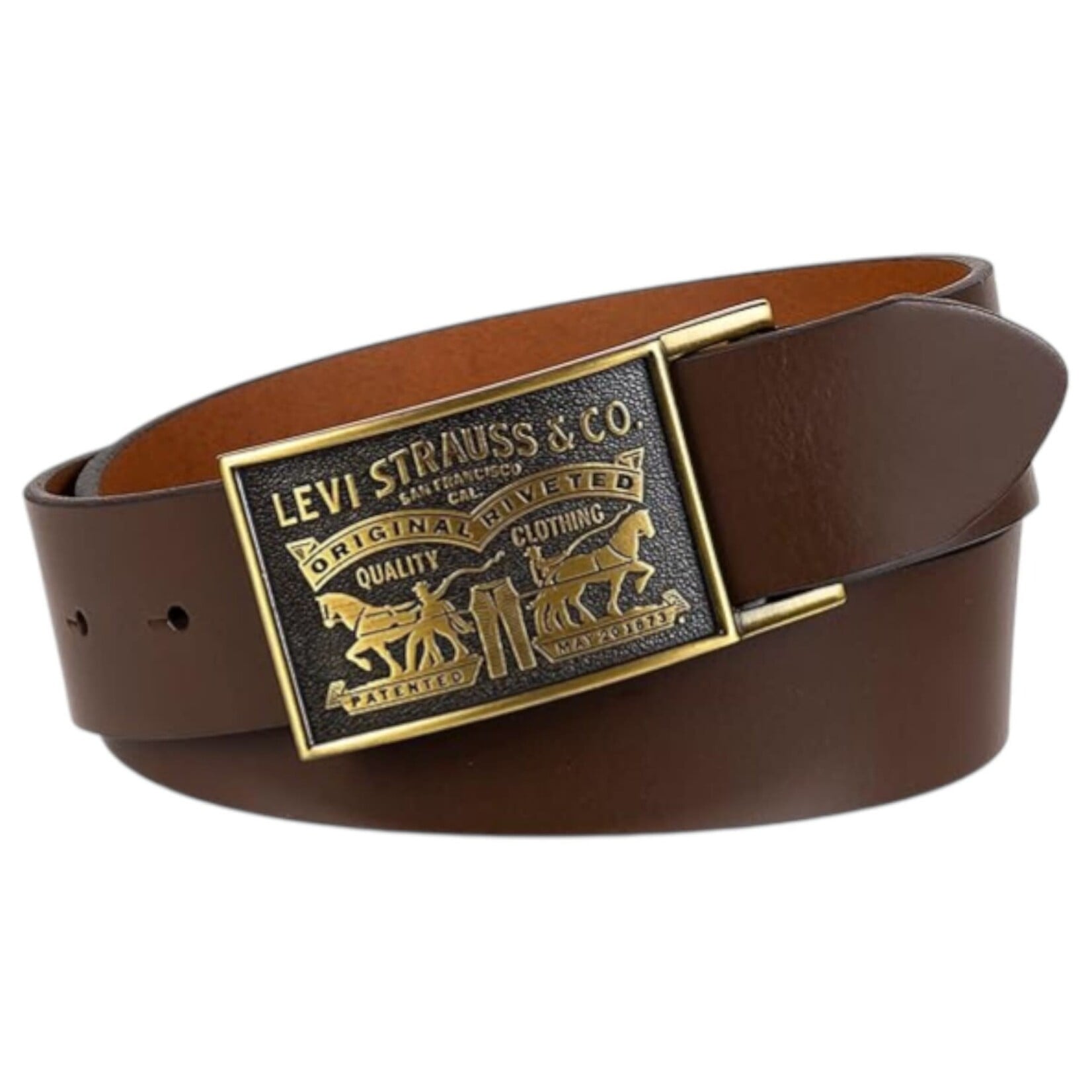 LEVIS LEVI'S 38MM PLAQUE BRIDLE BELT 11LV0253