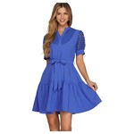 SHE & SKY SHE & SKY SHORT SLEEVE KNEE LENGTH DRESS SY8551