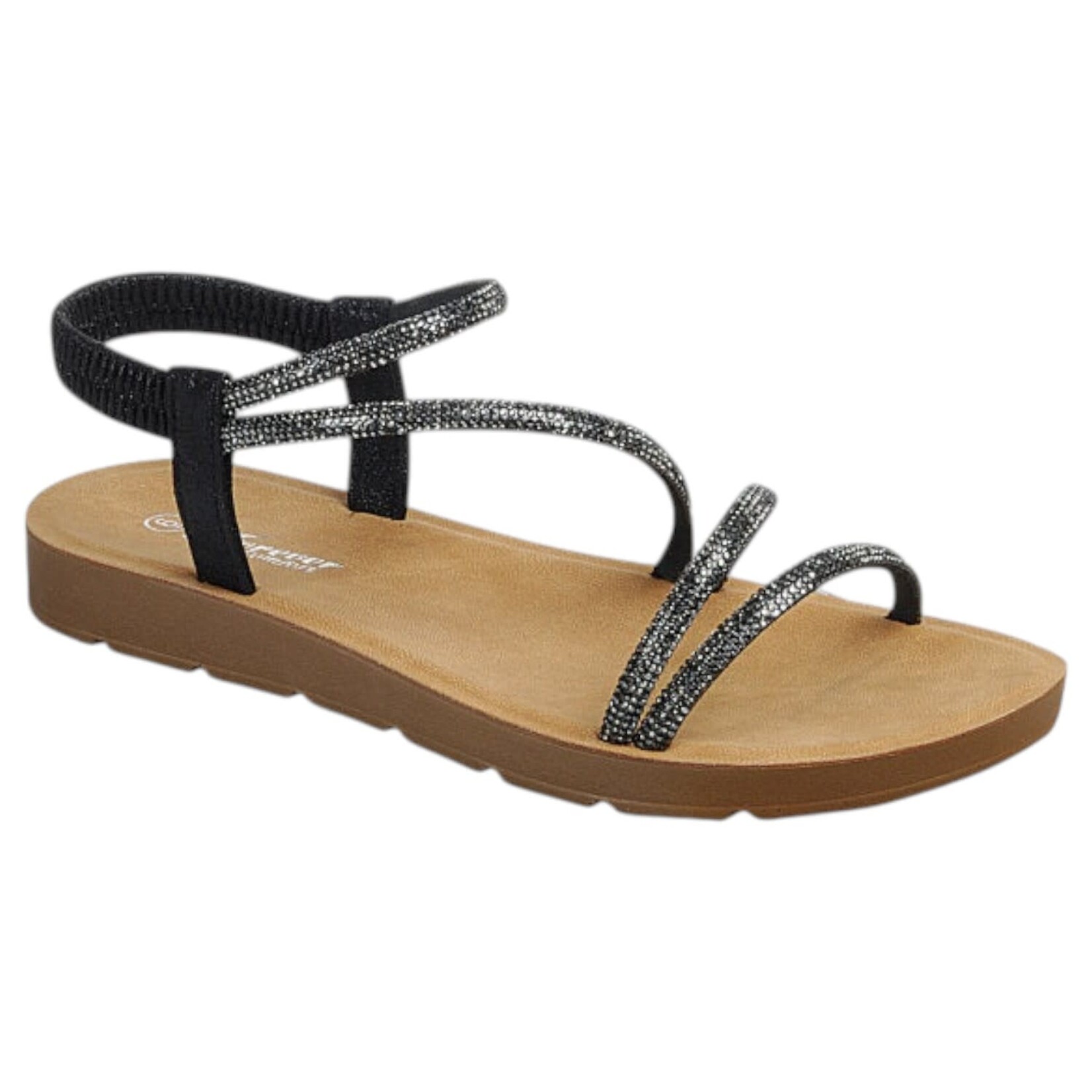 FOREVER FOREVER RHINESTONE SANDAL REFORM-101