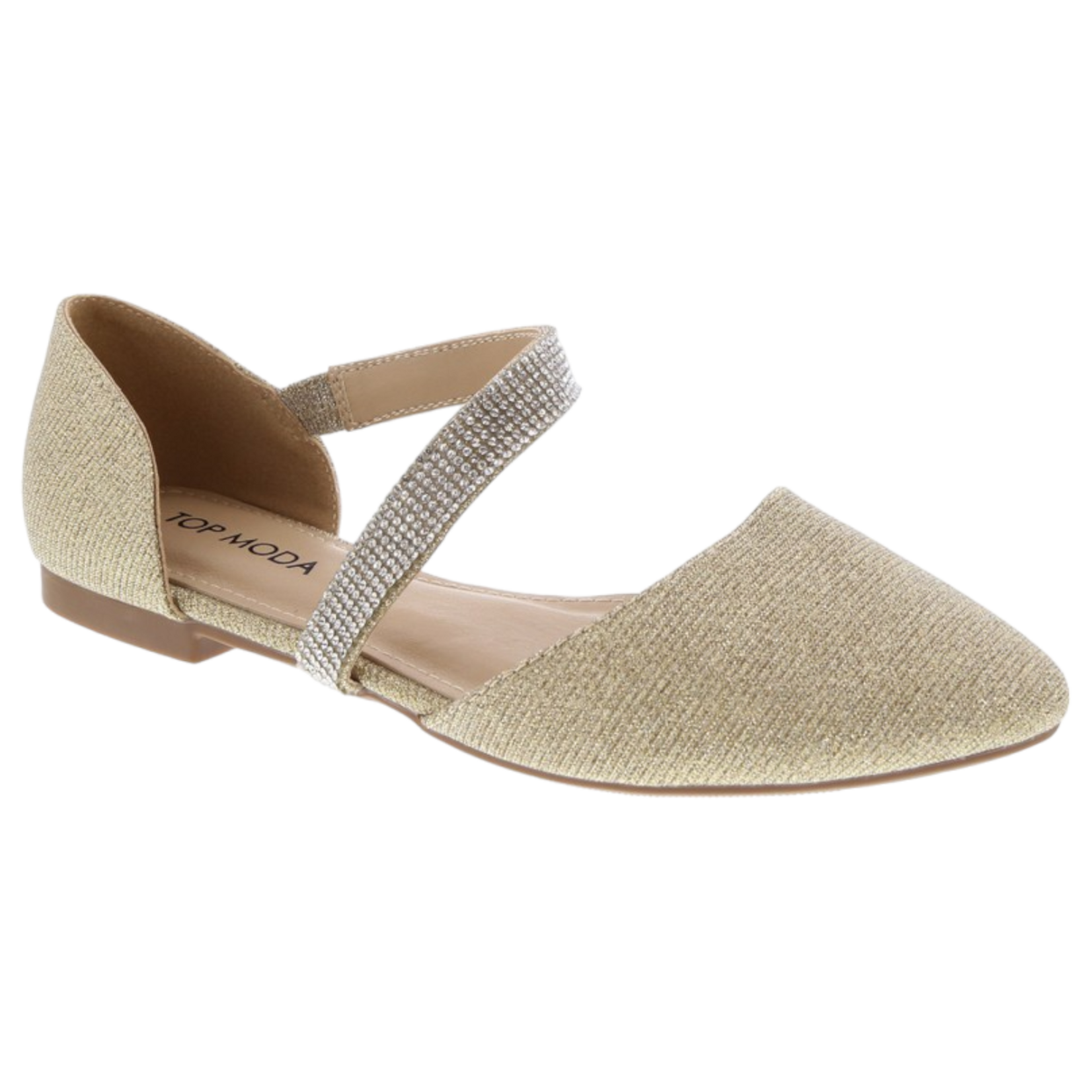 TOP MODA TOP MODA DIAGONAL STRAP FLATS LENNON-5