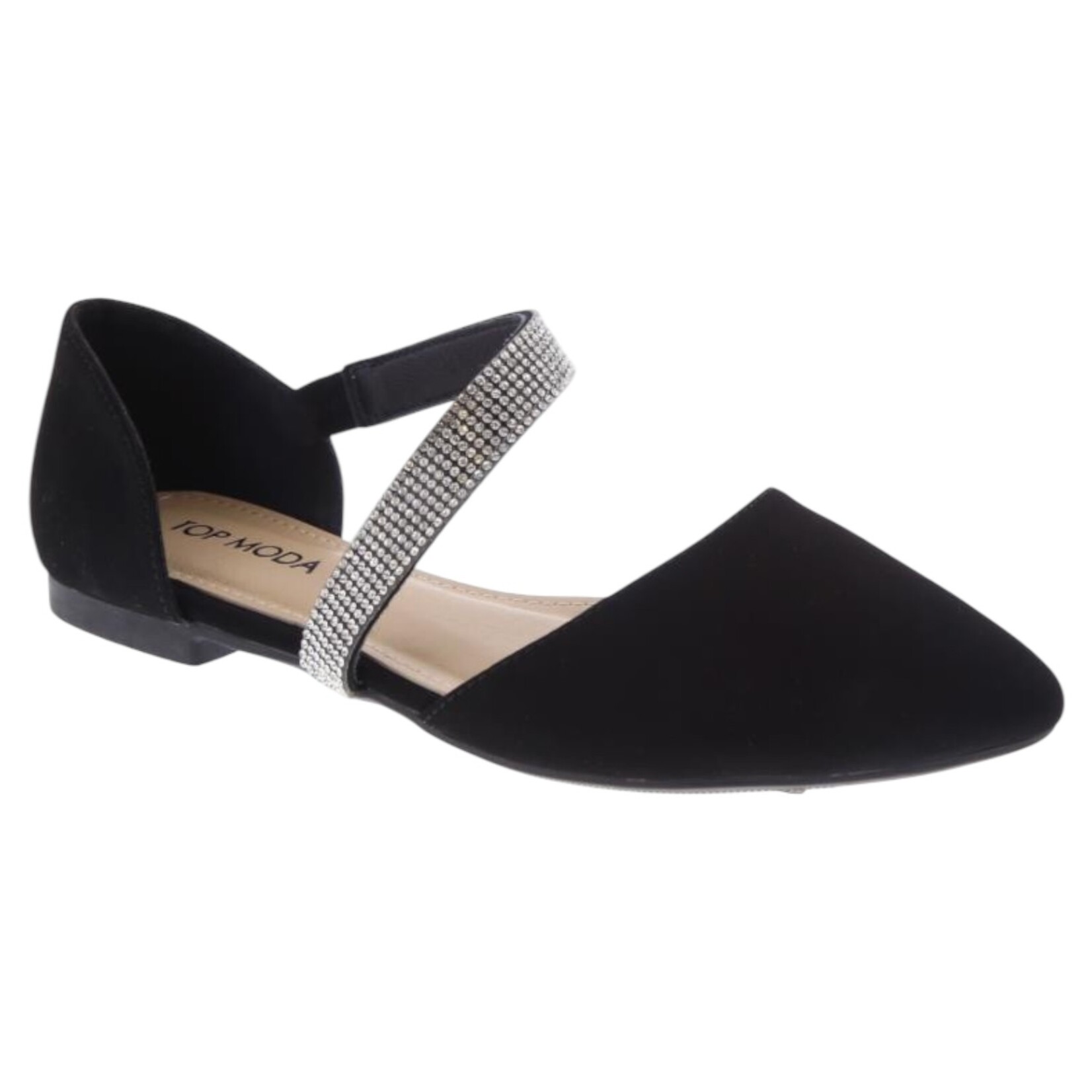 TOP MODA TOP MODA DIAGONAL STRAP FLATS LENNON-5