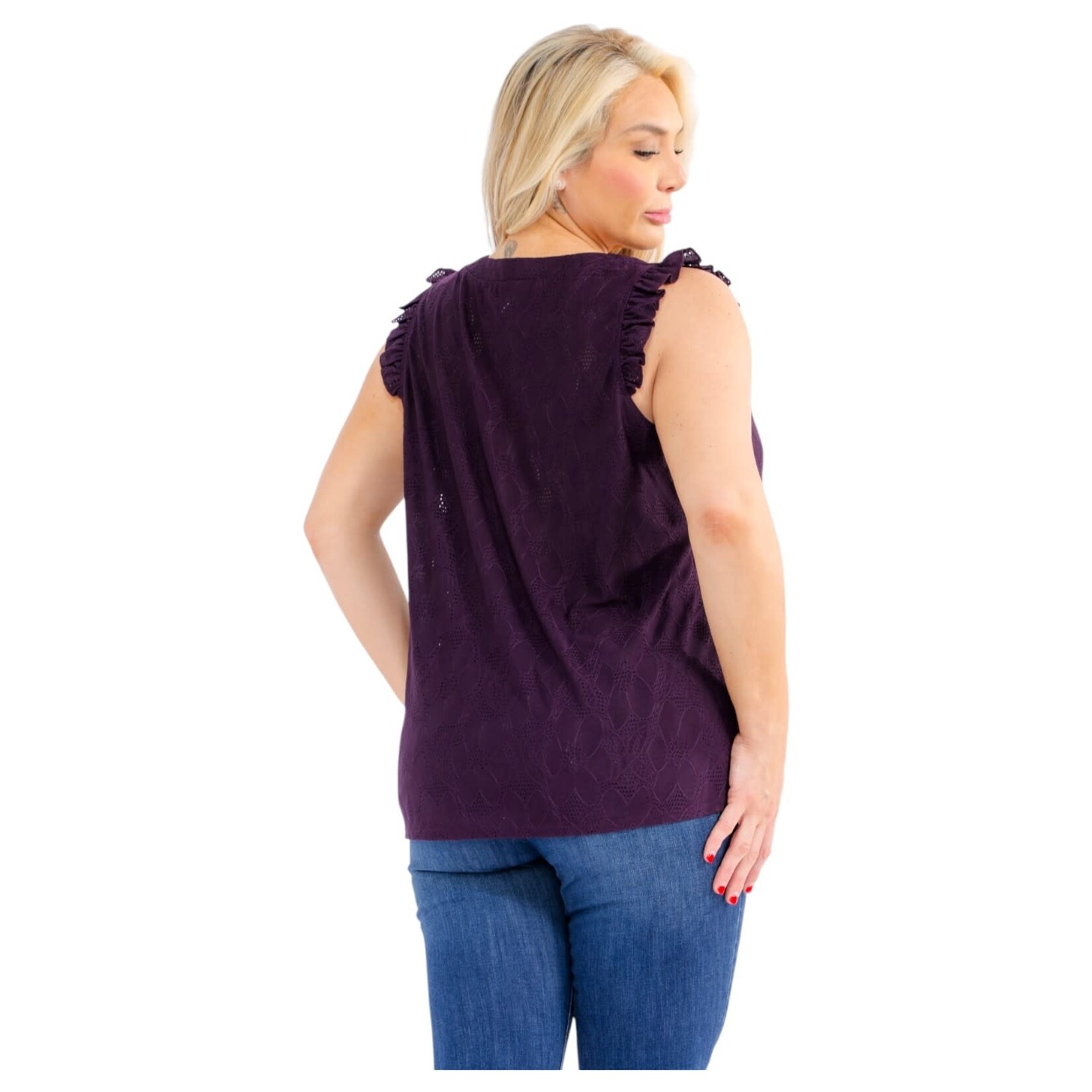 PERSEPTION PERSEPTION PLUS SLEEVELESS KEYHOLE TOP TP-WM-744
