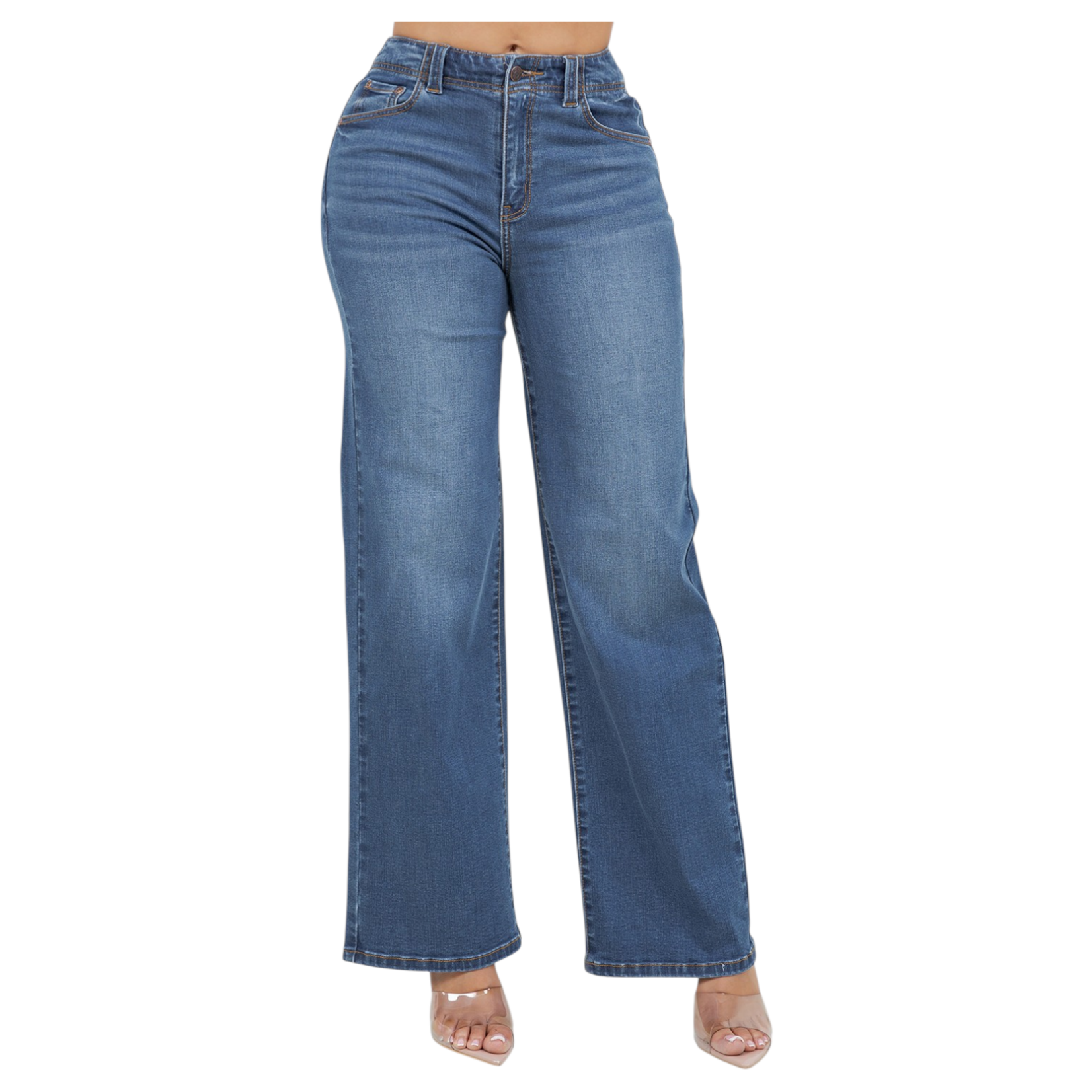 ENCORE JEANS ENCORE WIDE LEG JEAN V2680M
