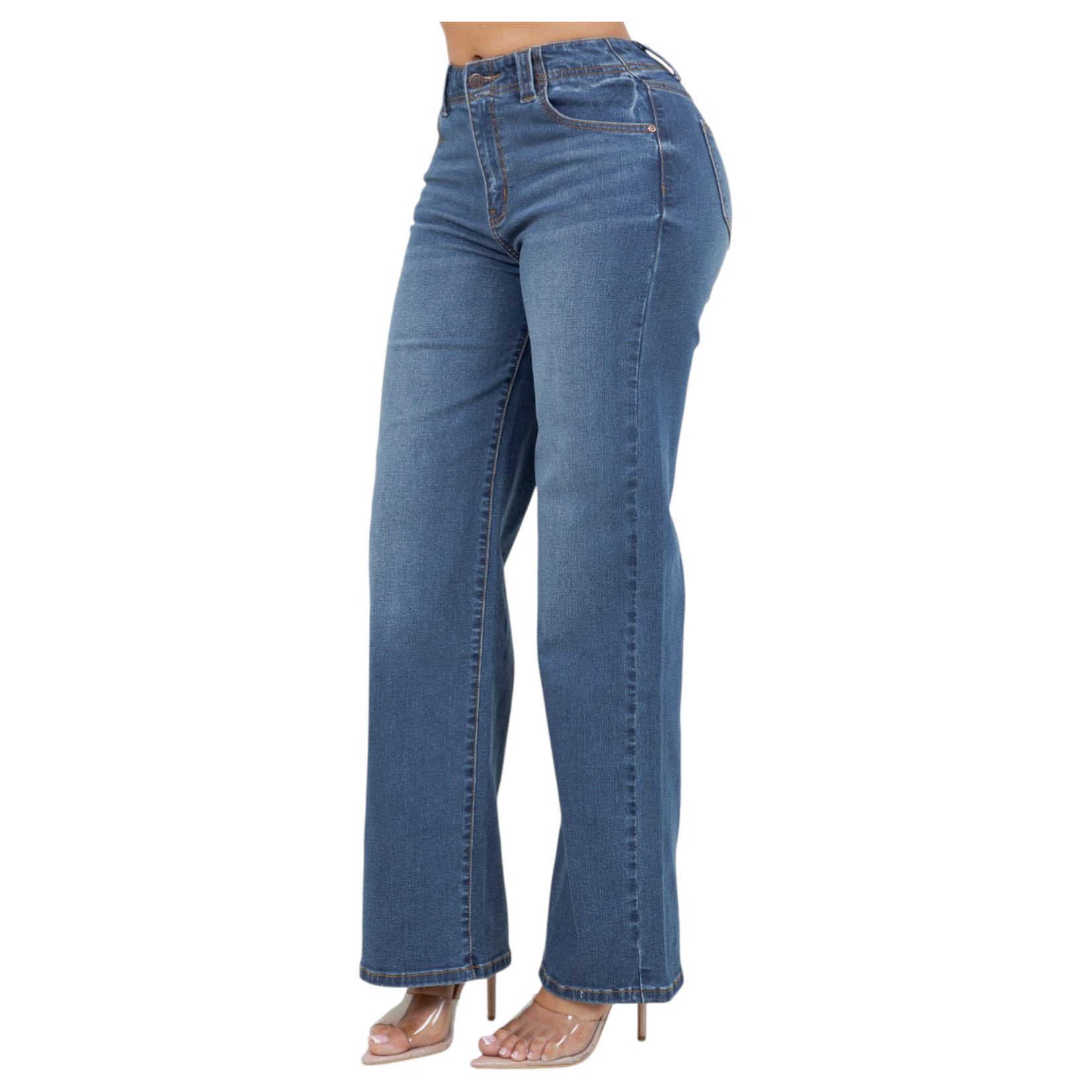 ENCORE JEANS ENCORE WIDE LEG JEAN V2680M