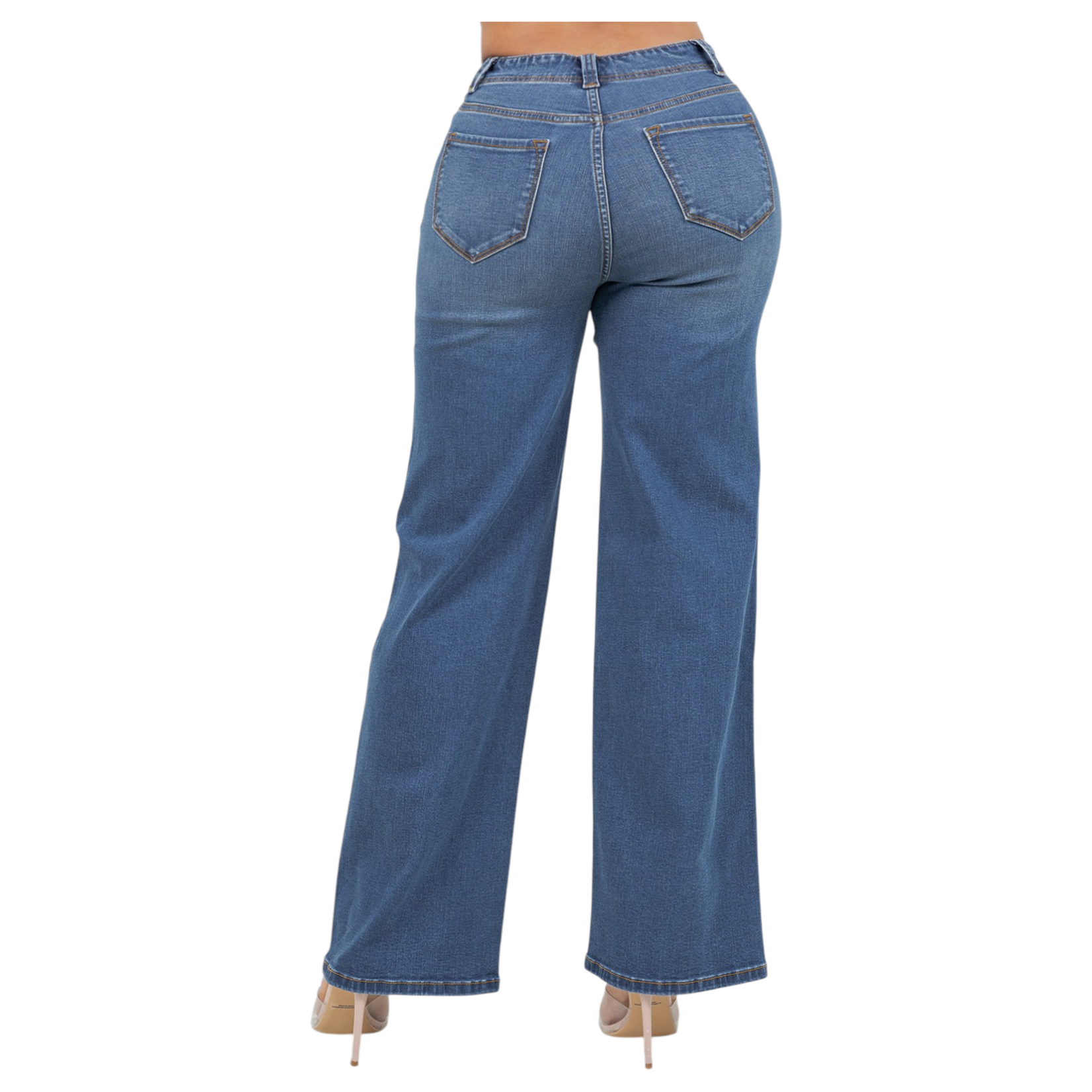 ENCORE JEANS ENCORE WIDE LEG JEAN V2680M