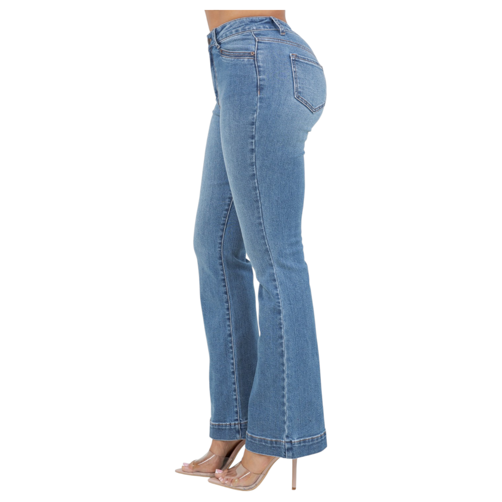 ENCORE JEANS ENCORE DIAGONAL POCKET BOOTCUT JEAN V2712M