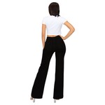 ENCORE JEANS ENCORE CLASSIC HIGH RISE HEAVY WIDE LEG JEANS V2439B
