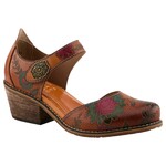 L'ARTISTE L'ARTISTE HOOK & LOOP BLOCK HEEL CABRACHO