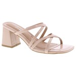 TOP MODA TOP MODA SQUARE TOE SLIDE BLOCK HEEL QUEENA-8