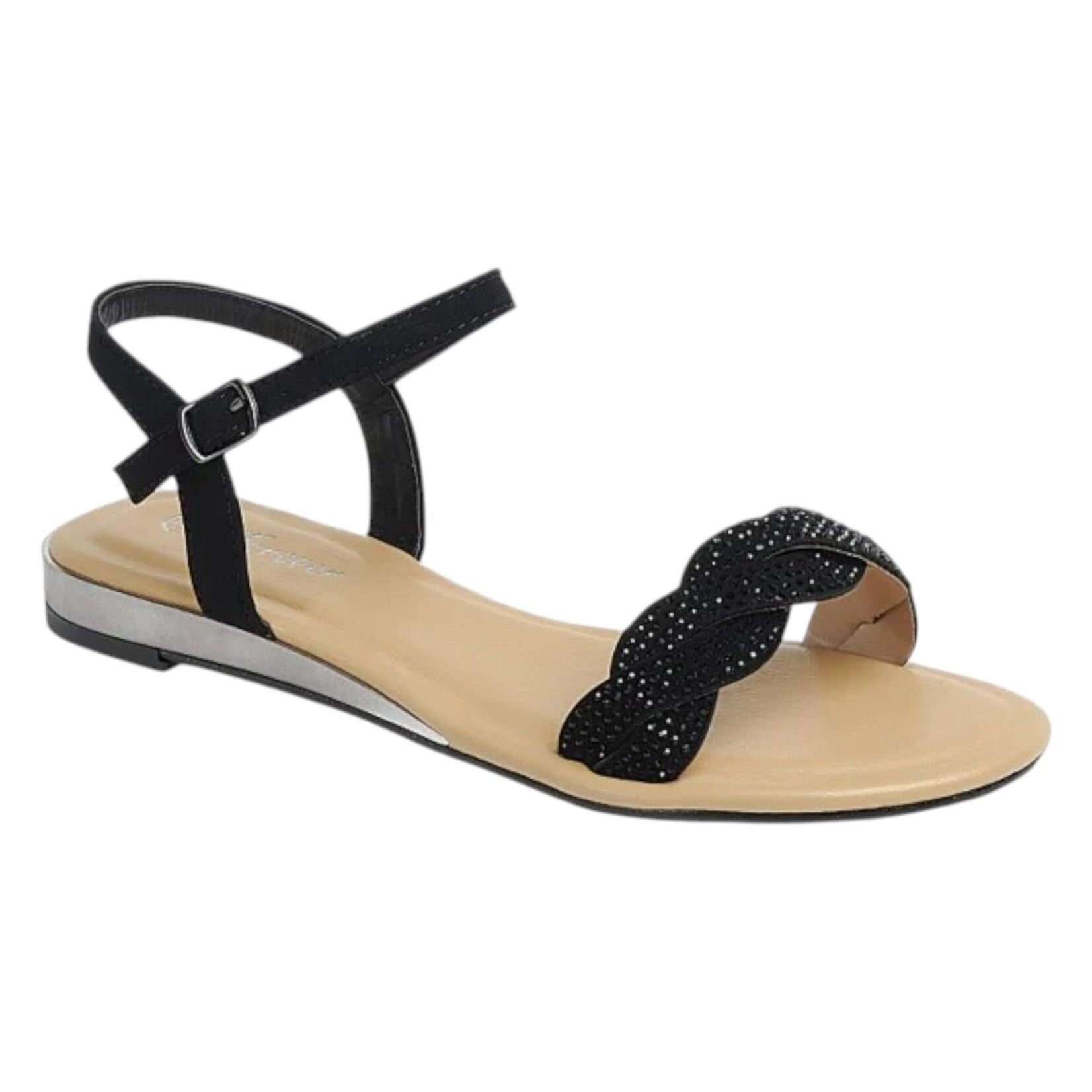 FOREVER FOREVER RHINESTONE BAND SANDAL SPECIFIC-10