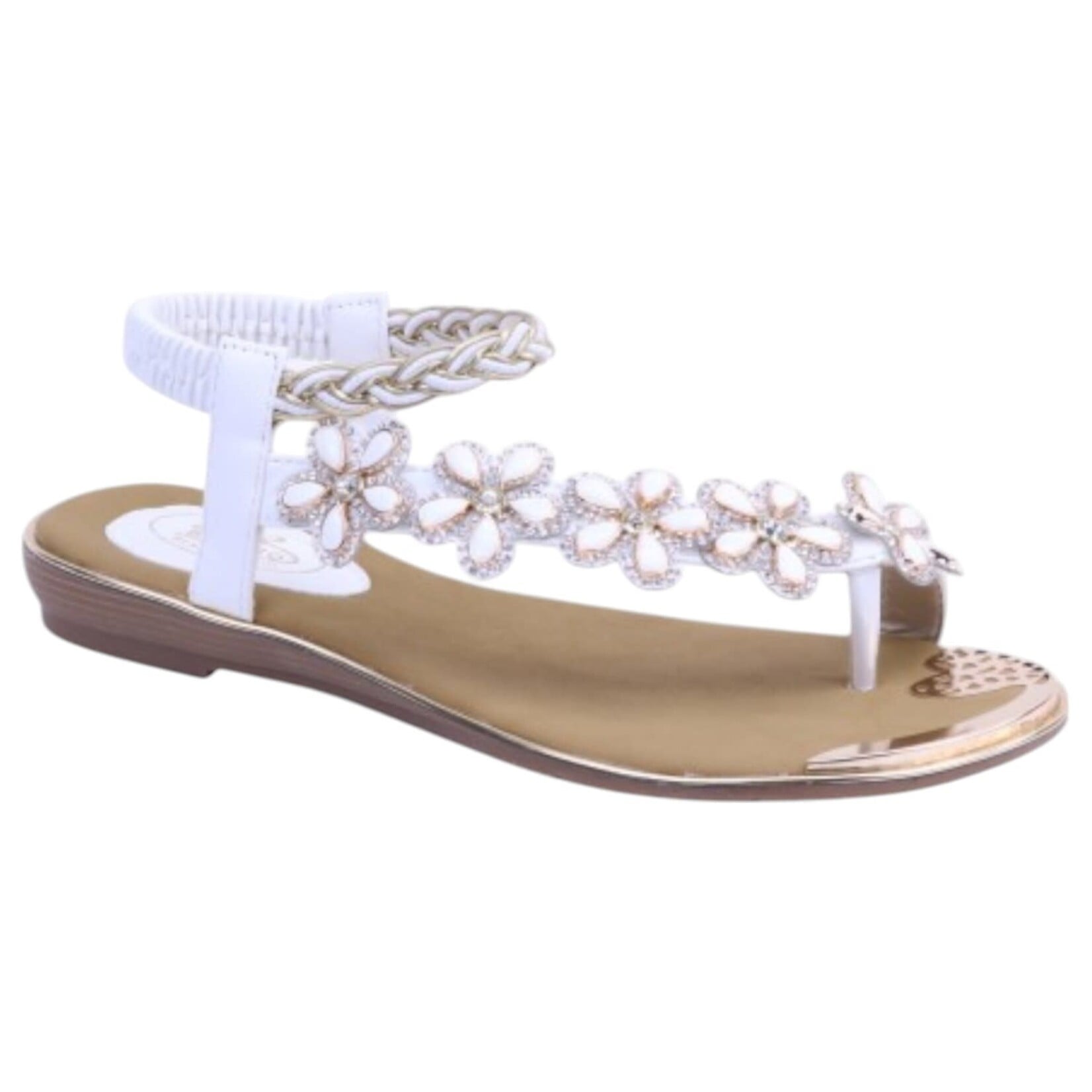 VERANO RIO VERANO RIO FLOWER DETAIL ELASTIC SANDAL DF7611