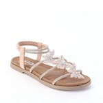 ATALINA ATALINA RHINESTONE TRIPLE BAND BUTTERFLY SANDAL DF2080