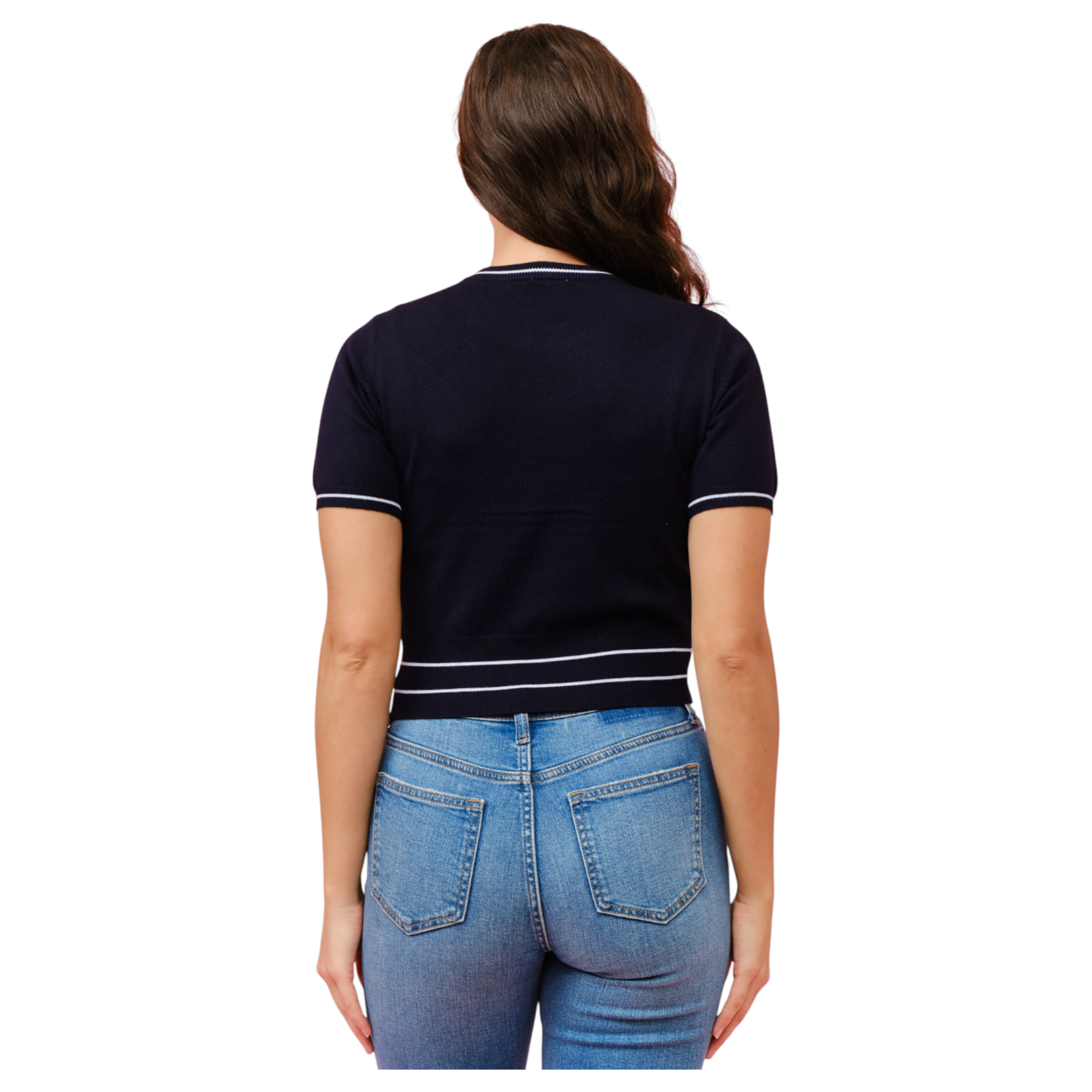 CIELO CIELO SHORT SLEEVE PULLOVER SWEATER SW931