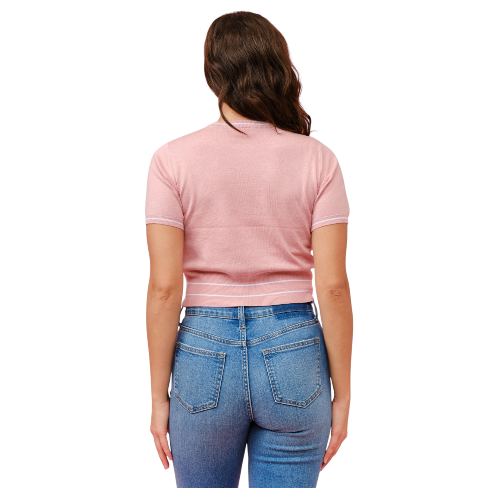 CIELO CIELO SHORT SLEEVE PULLOVER SWEATER SW931
