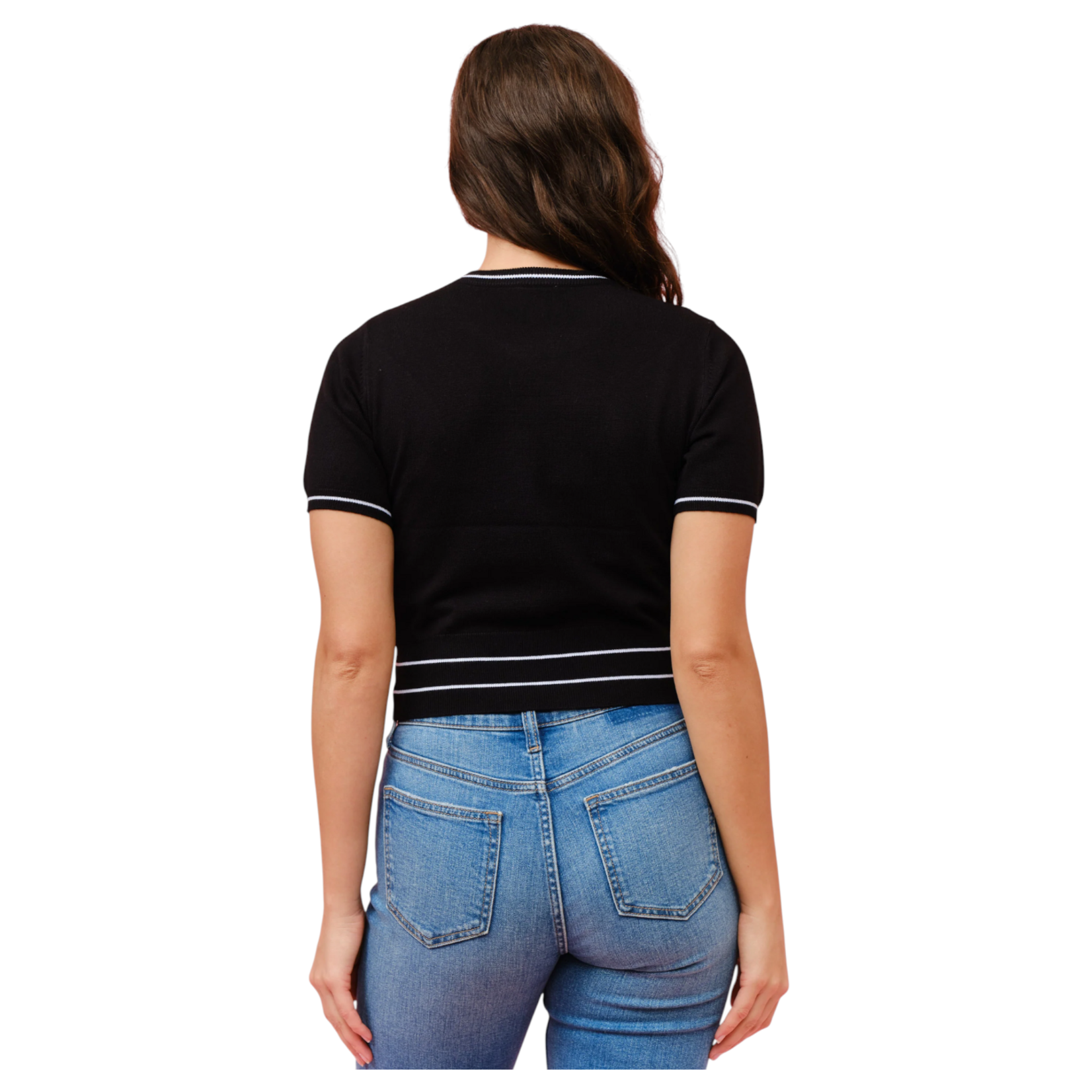 CIELO CIELO SHORT SLEEVE PULLOVER SWEATER SW931