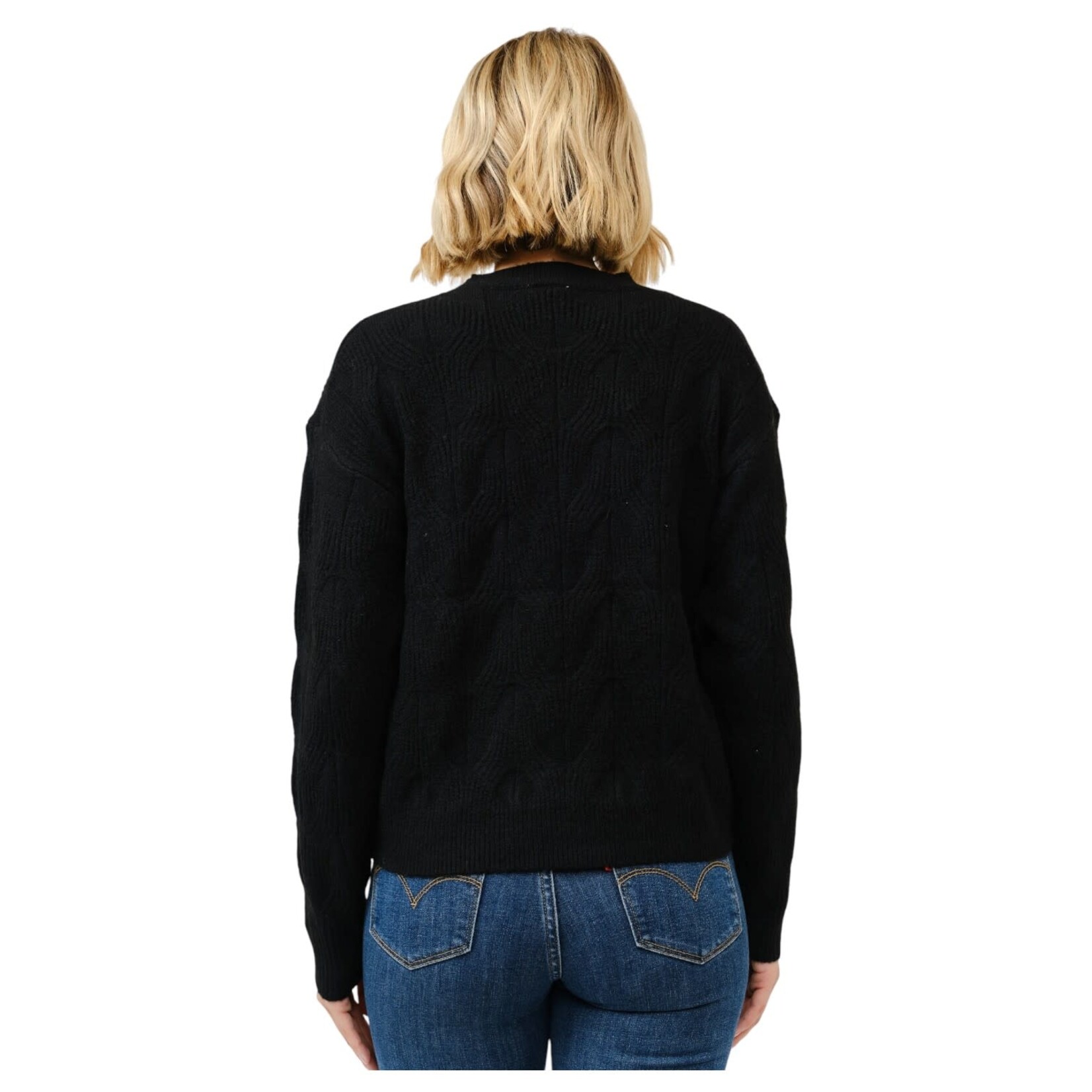 CIELO CIELO SOFT WAVE KNIT PULLOVER SWEATER SW740