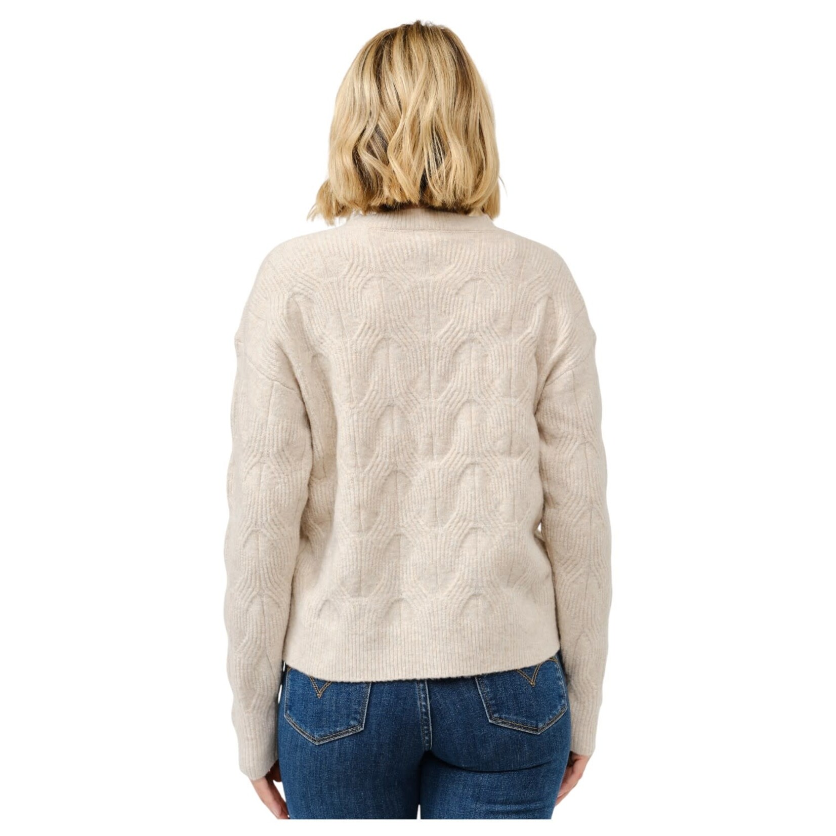CIELO CIELO SOFT WAVE KNIT PULLOVER SWEATER SW740