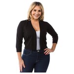 CIELO CIELO PLUS 3/4 SLEEVE BOLERO SW620PLUS