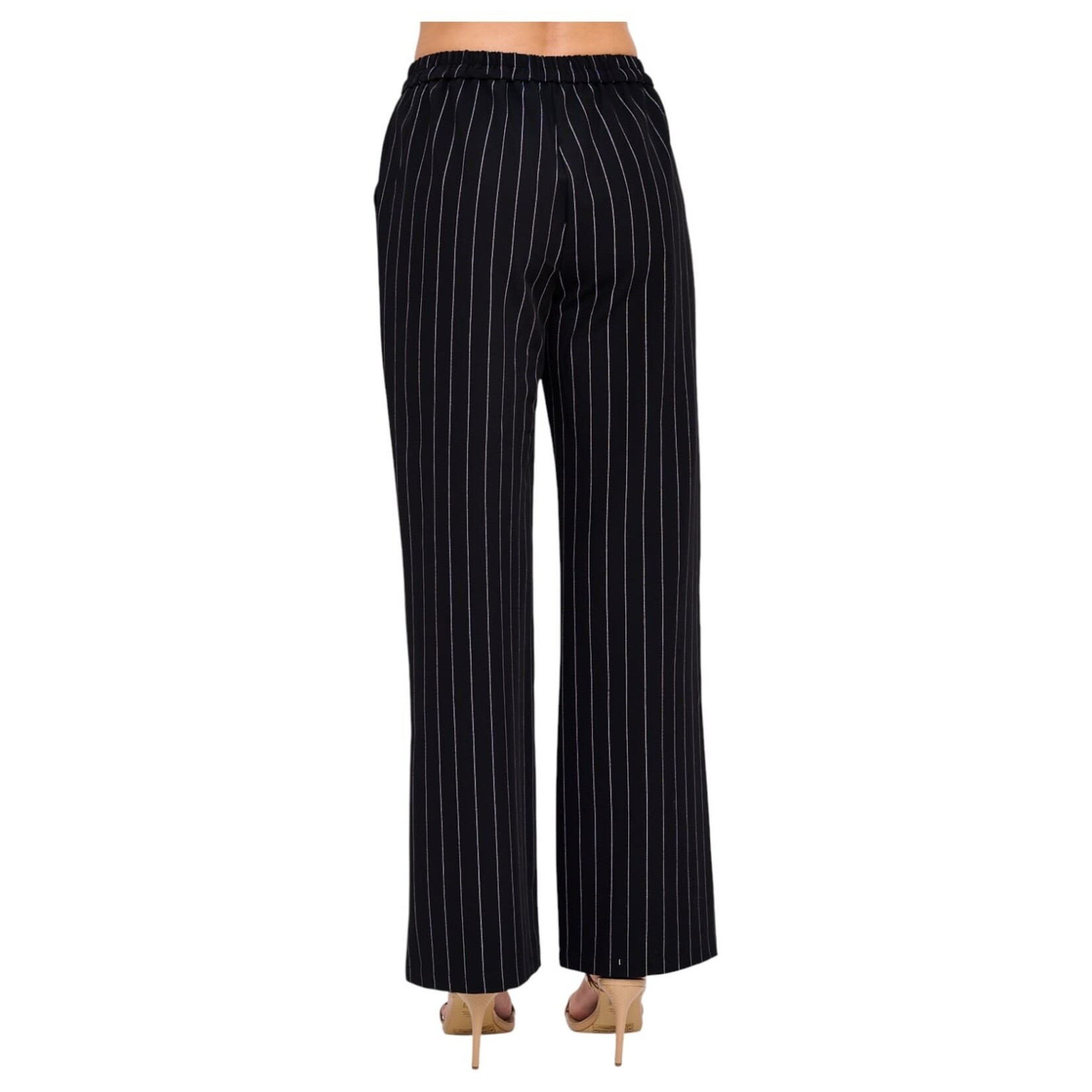 CHOCOLATE CHOCOLATE STRIPE ELASTIC WASITBAND FLARE PANT YP5420
