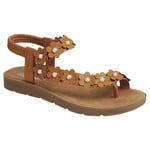 FOREVER FOREVER FLOWER DETAIL TOE LOOP SANDAL REFORM-97