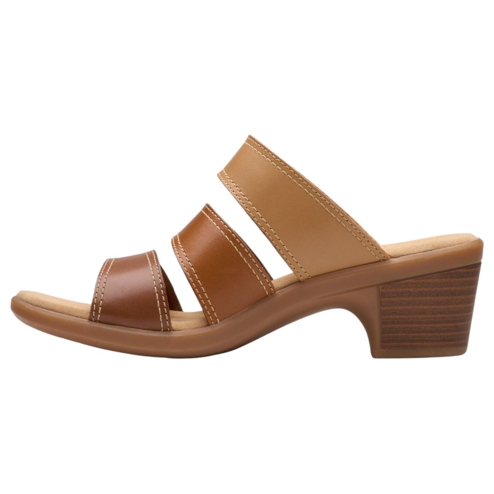 CLARKS CLARKS 3 BAND BLOCK HEEL EMILY2 ADELLA 26181679
