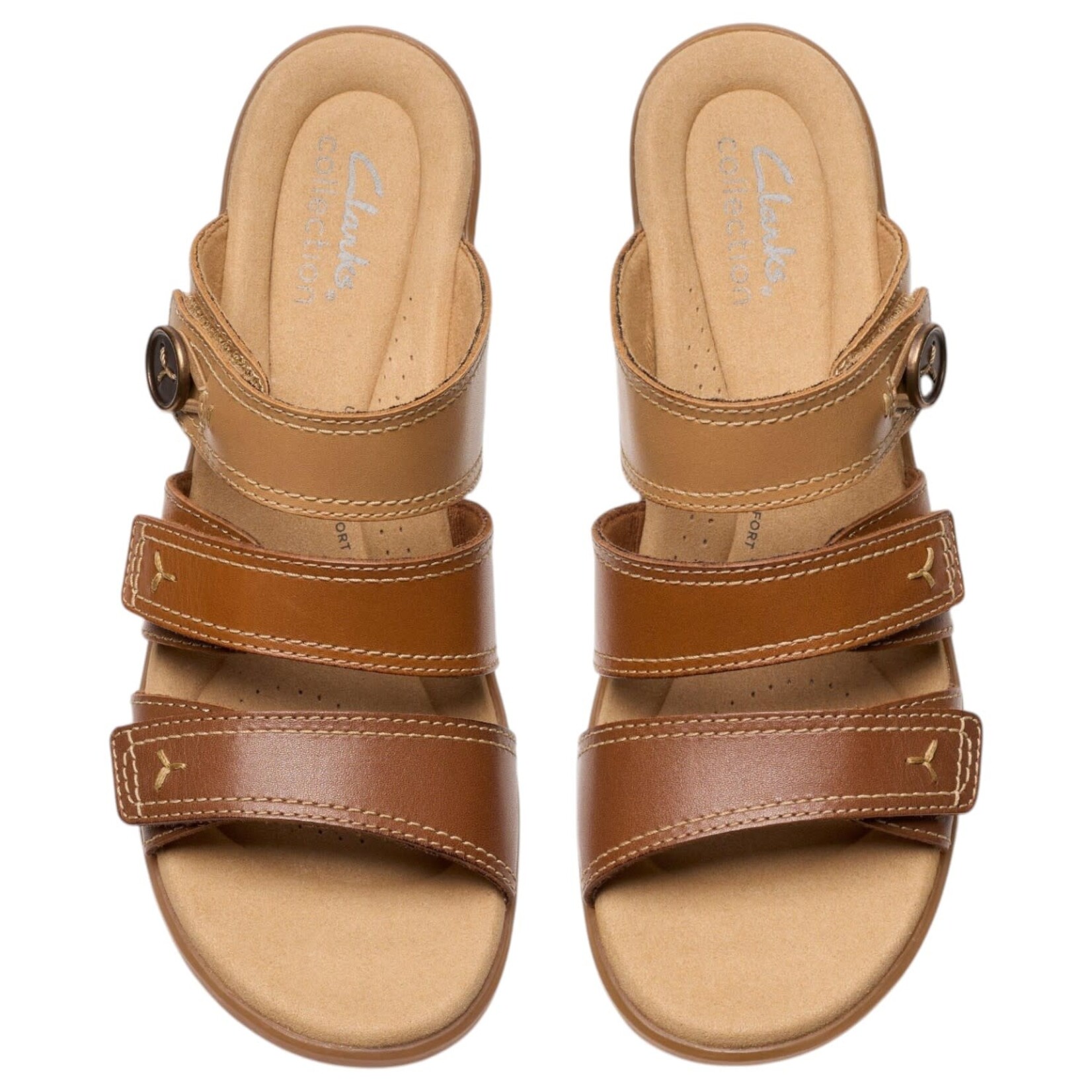 CLARKS CLARKS 3 BAND BLOCK HEEL EMILY2 ADELLA 26181679