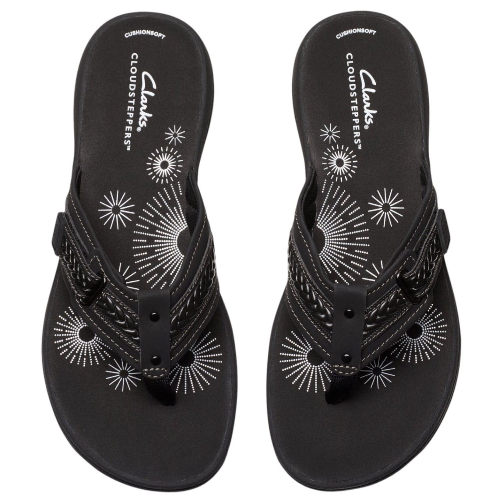 CLARKS CLARKS BRAIDED THONG SLIPPER BREEZEY SUN 26181841