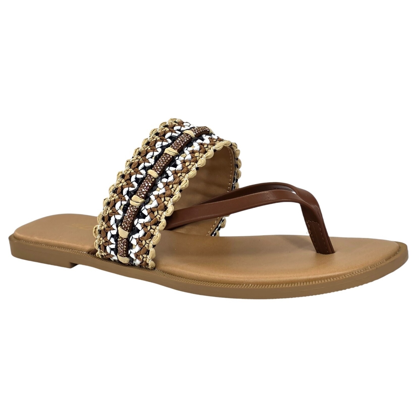 SODA SODA WOVEN WIDE BAND SLIPPER MAJORITY