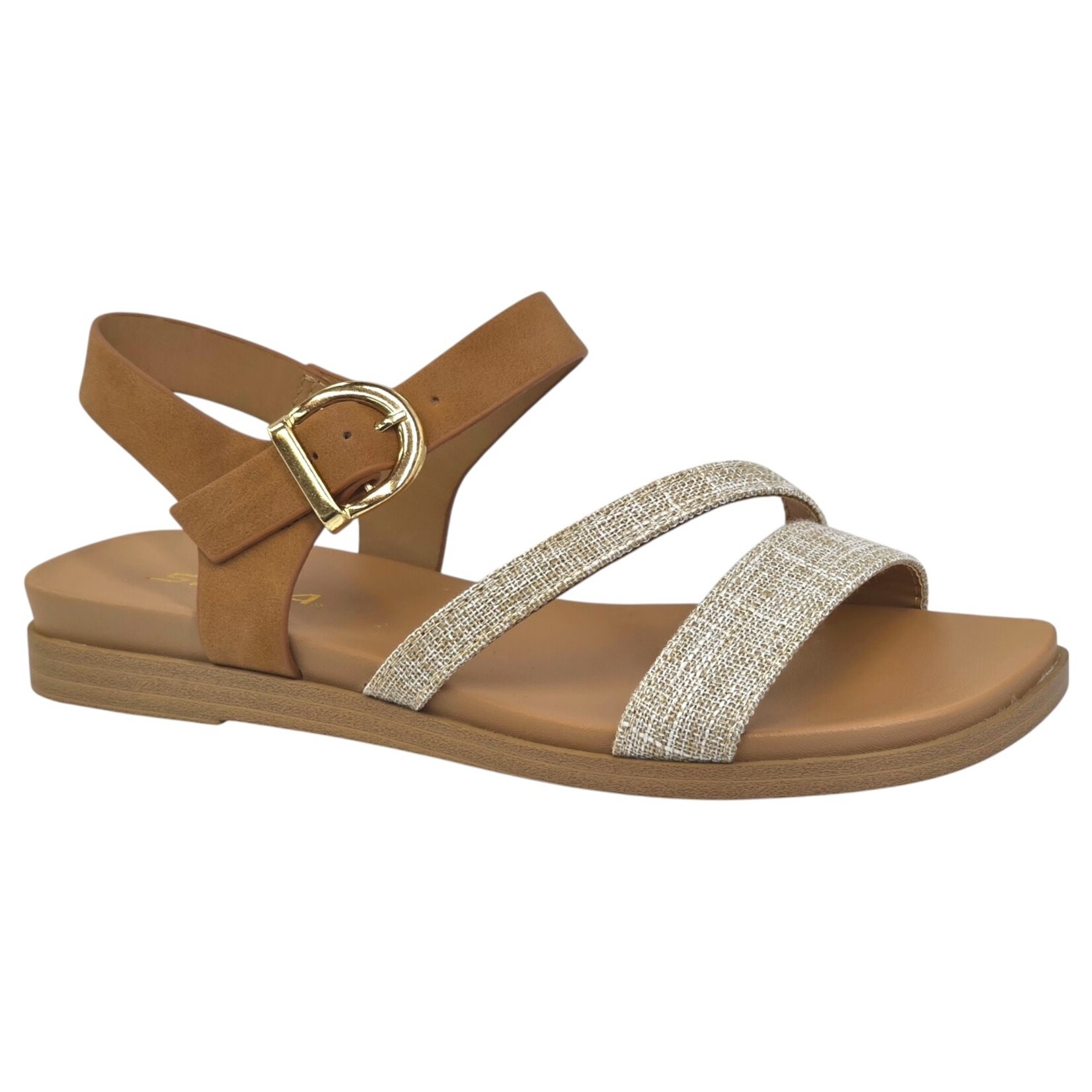 SODA SODA CROSS STRAP SANDAL ATTEND