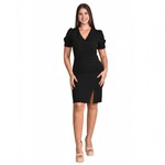 LAC BLEU LAC BLEU MIDI DRESS B4504