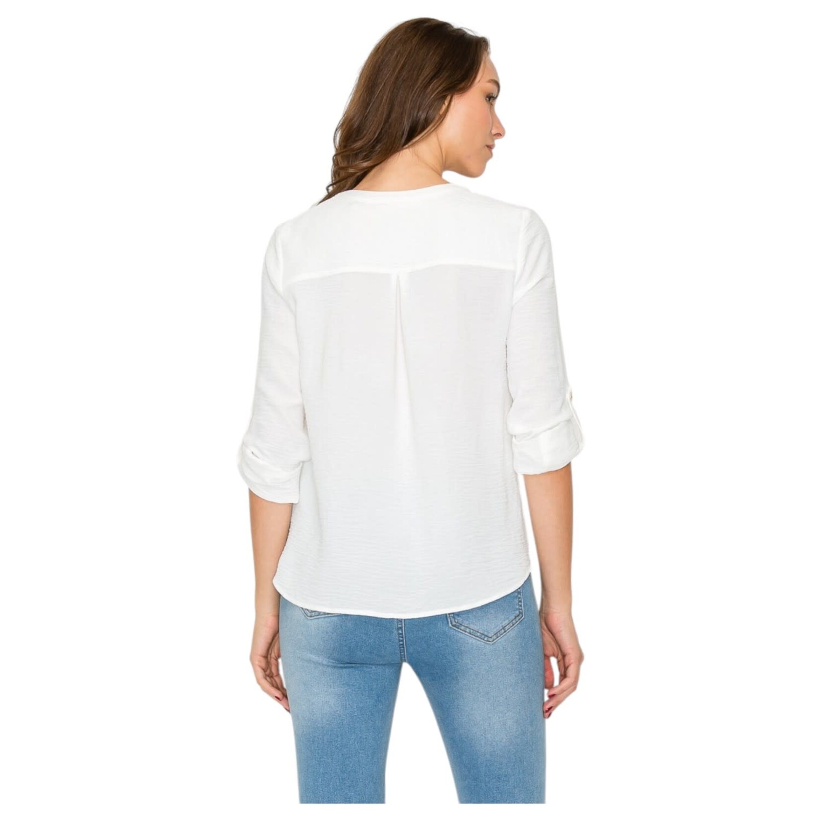 DNA DNA ROLL LONG SLEEVE TOP 4424T-24086