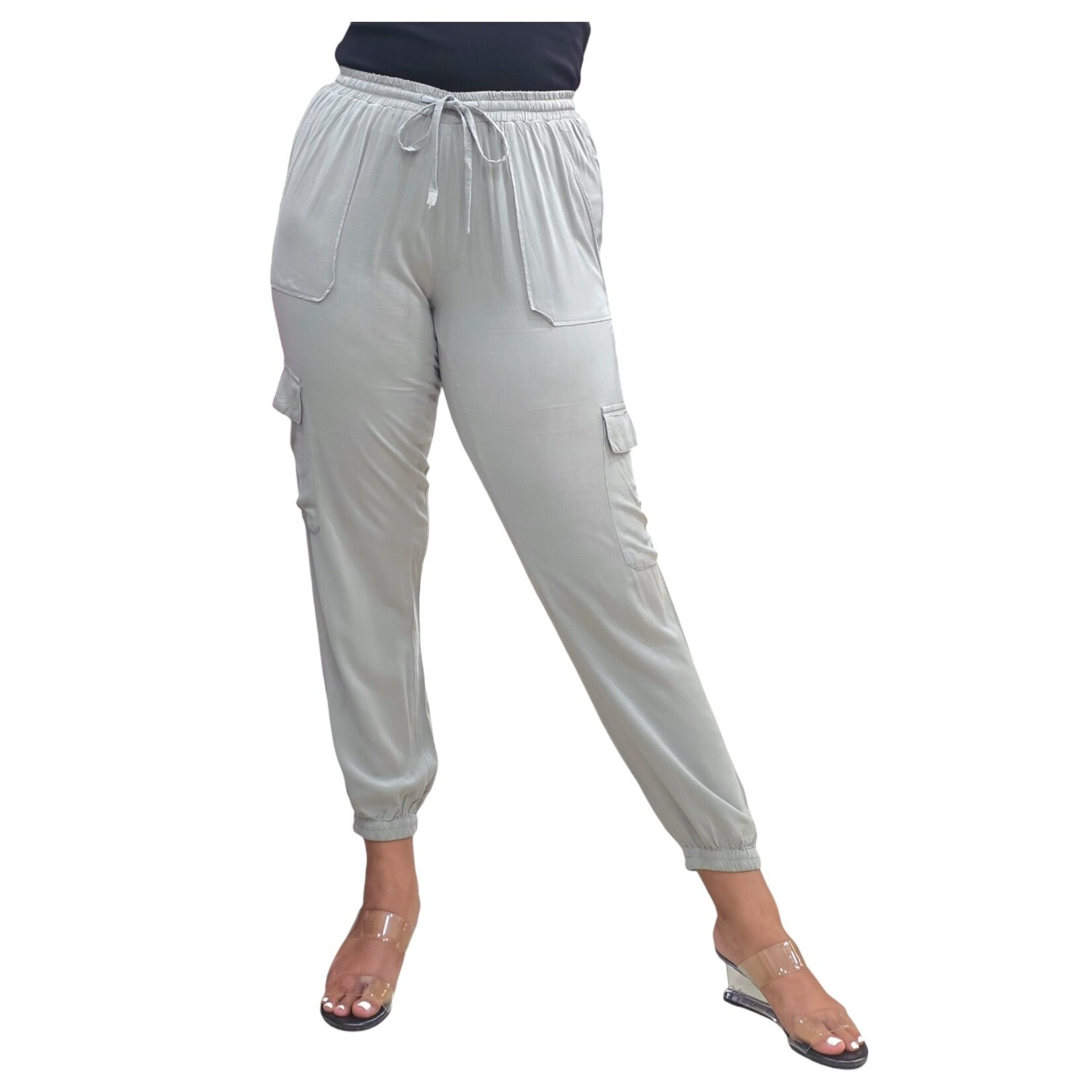 COZZI COZZI CARGO DRAWSTRING LONG JOGGER JIM-2159