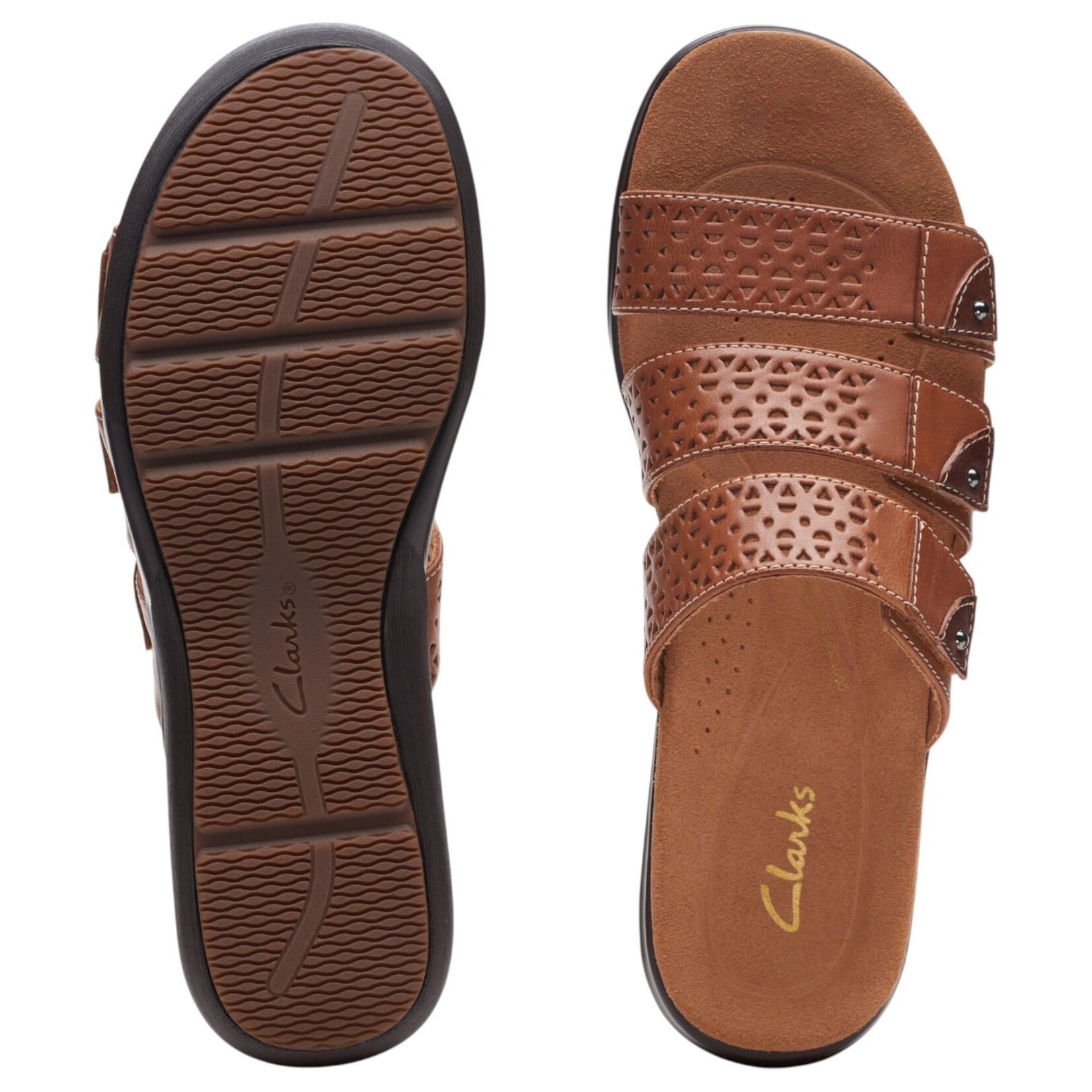 CLARKS CLARKS THREE BAND SLIPPER KITLY WALK 26172147