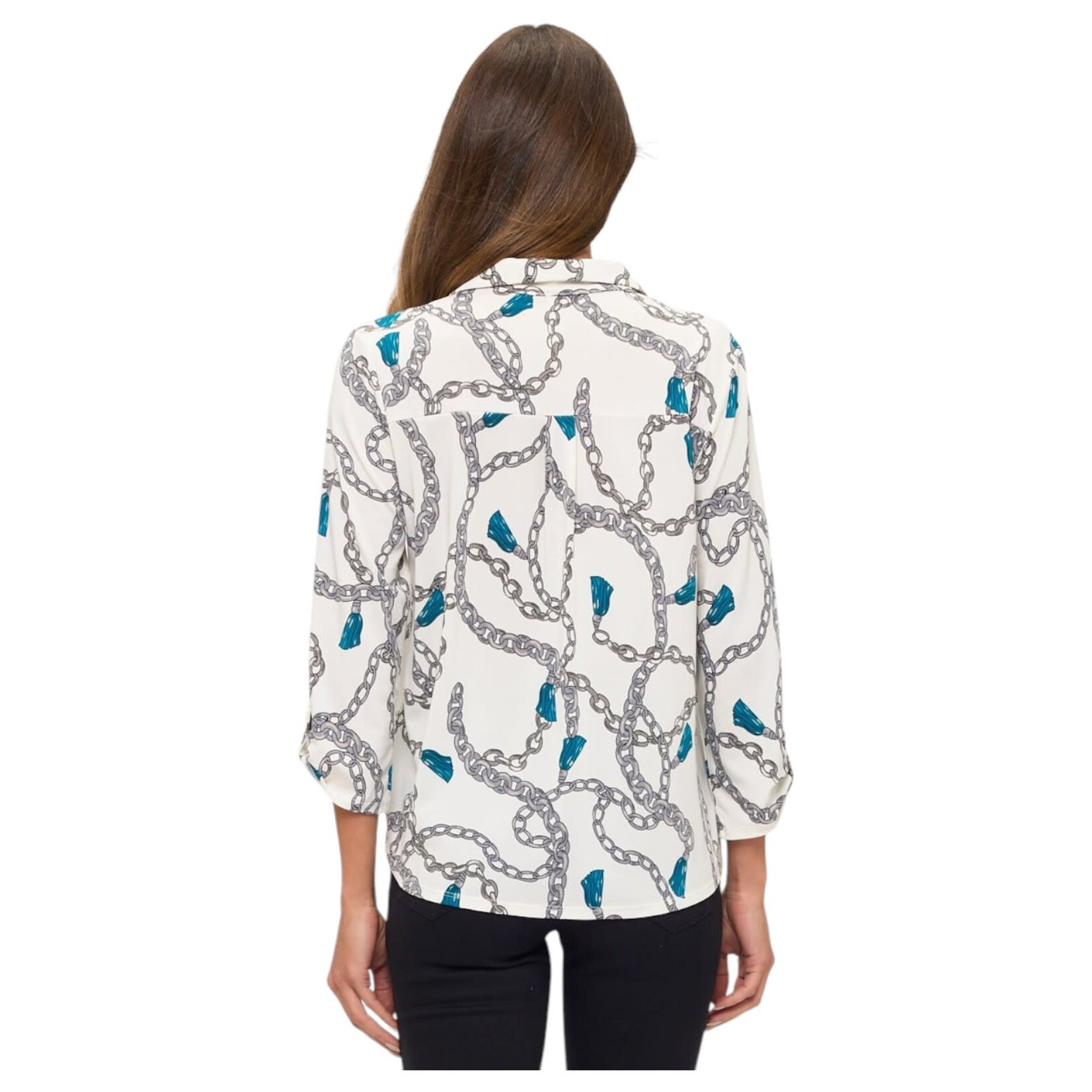 PERSEPTION PERSEPTION BUTTON UP LONG SLEEVE TOP TP-MS-1426