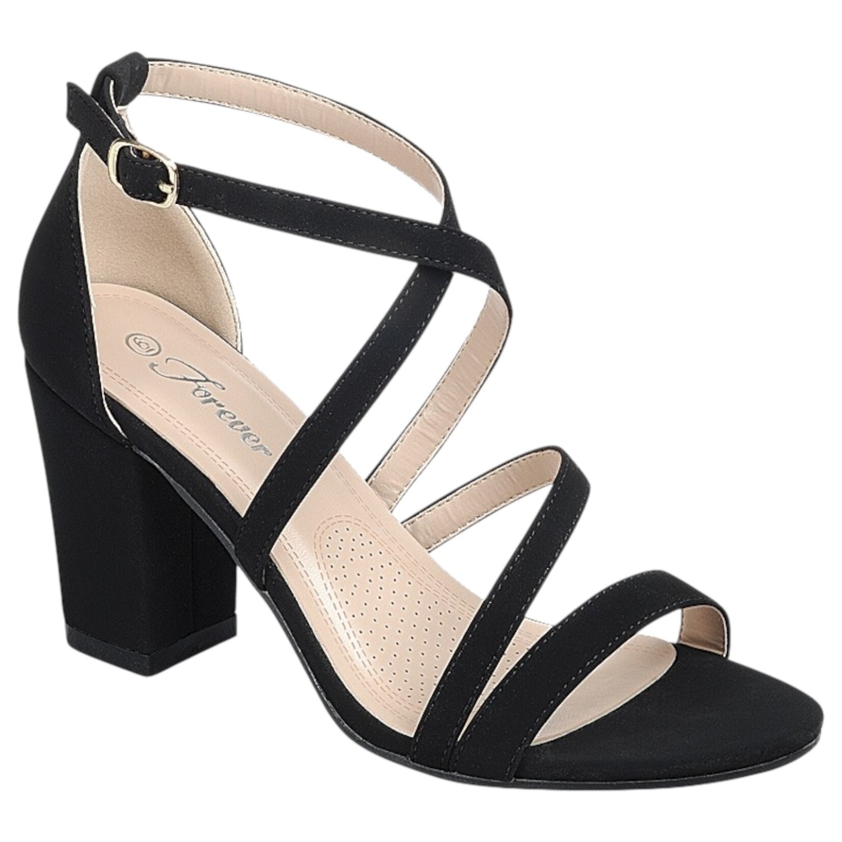 FOREVER FOREVER STRAPY BLOCK HEEL KIND-40