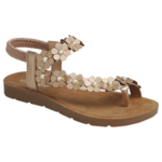 FOREVER FOREVER FLOWER DETAIL TOE LOOP SANDAL REFORM-97