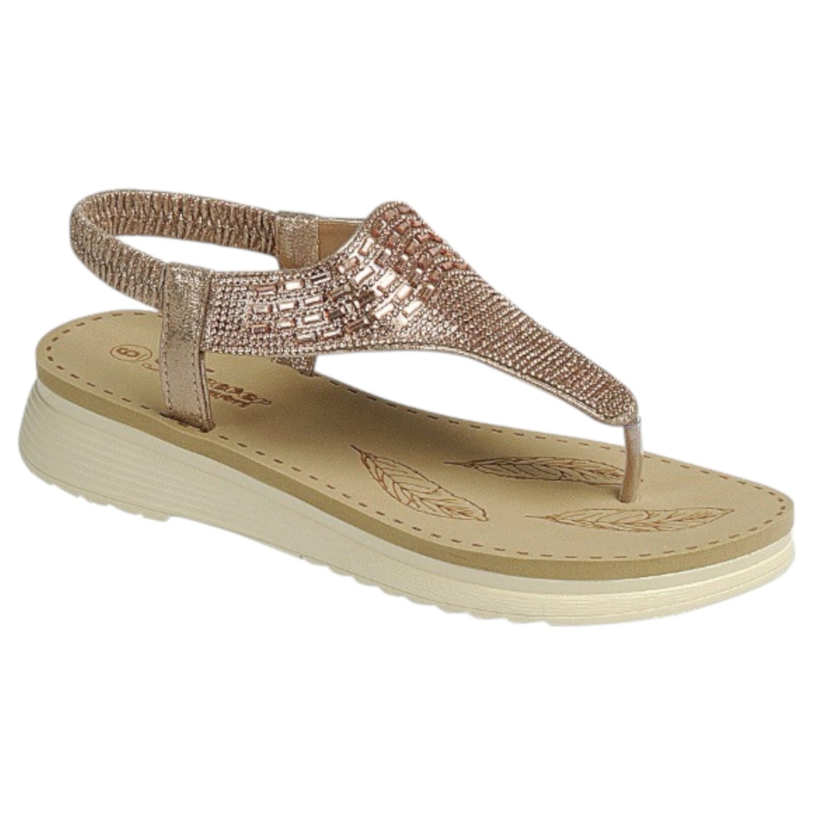 FOREVER FOREVER GEM DETAIL THONG SANDAL REHEARSAL-62